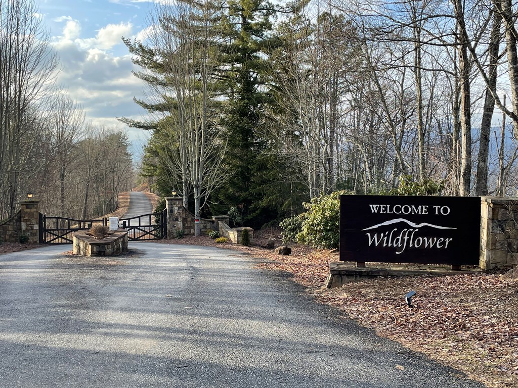 Gated Entrance at Flowers Gap Rd