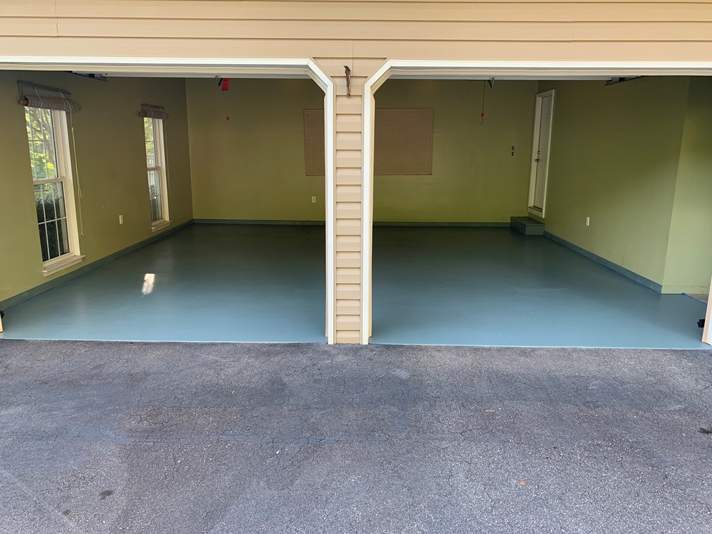 Large 2 car garage 