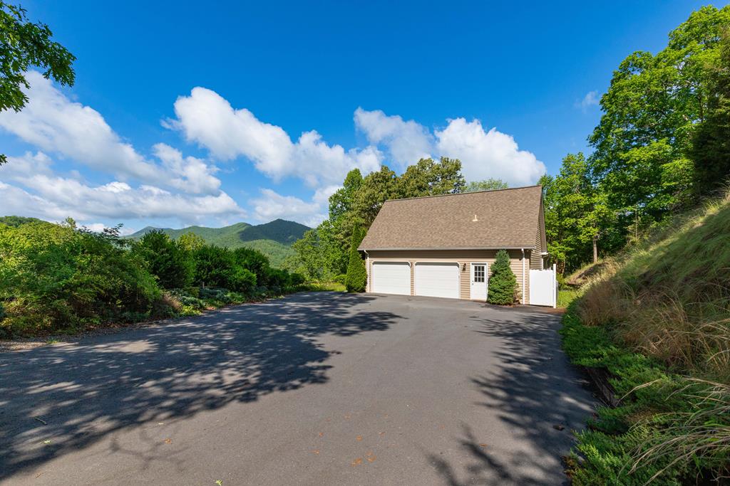 Driveway and 2 Car Garage