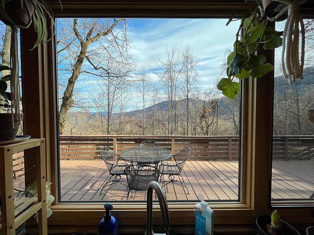 Winter view from Kitchen Window