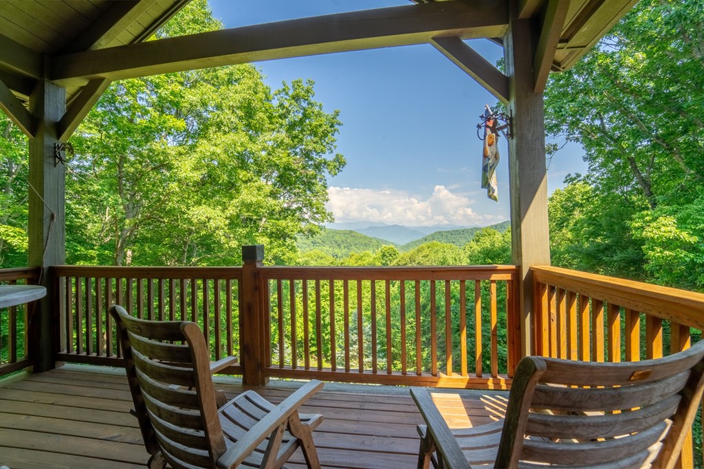 Private deck off the Sitting area