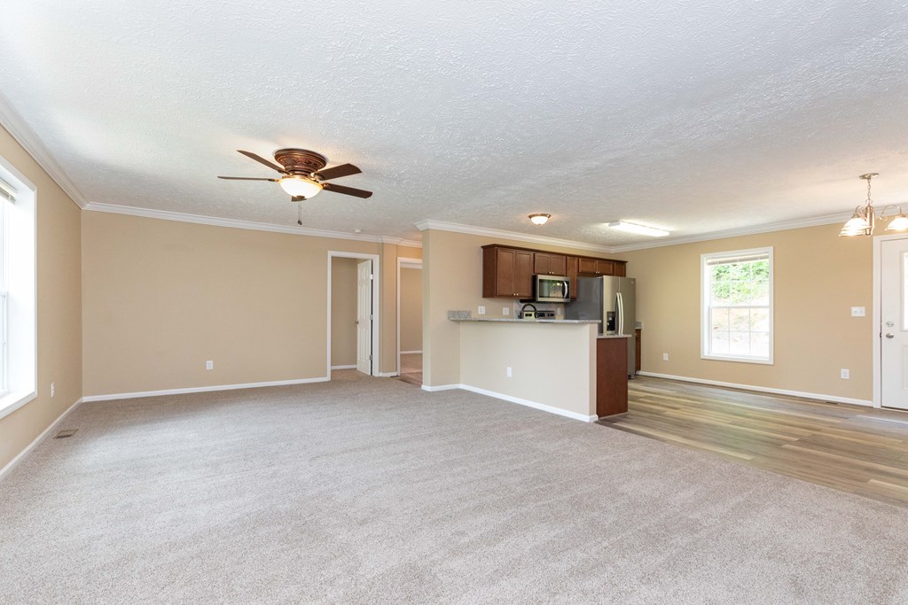 Large living room space