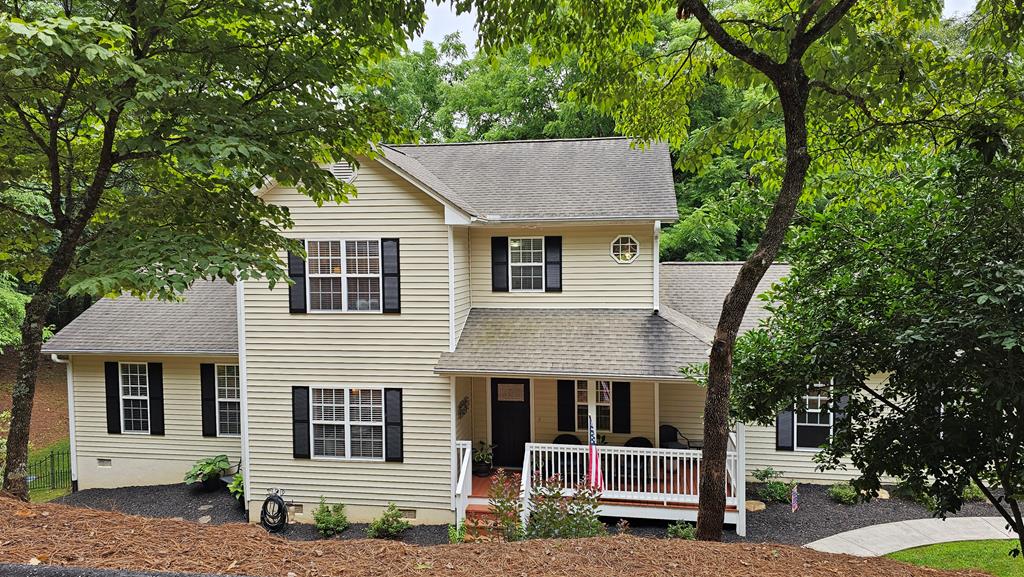 Attractive View of the Front of this home