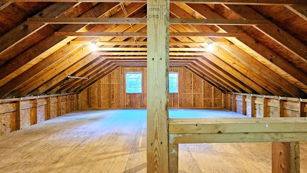 Loft Level in the Garage