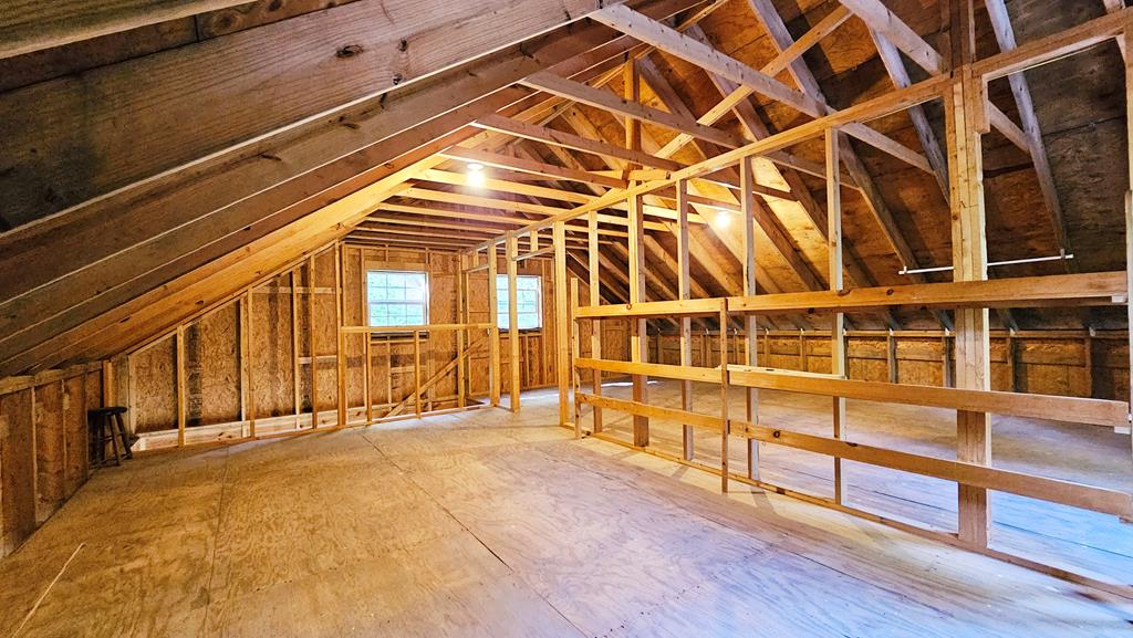 Loft Level in the Garage