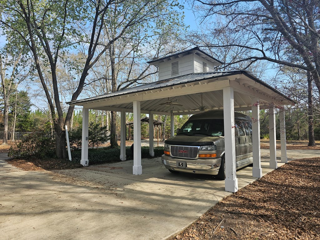 Parking portico