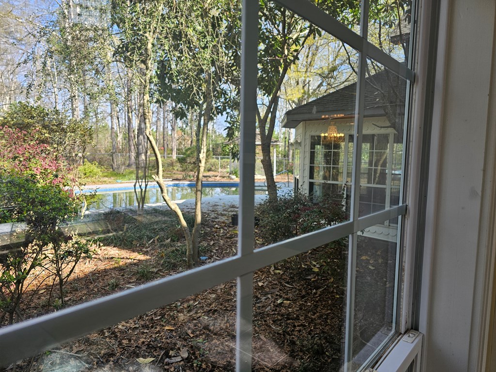 View of Pool from Great room