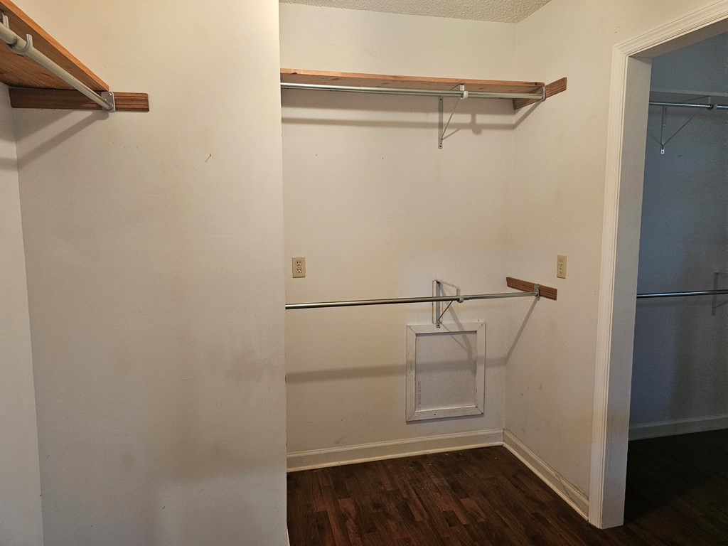 Main suite closets