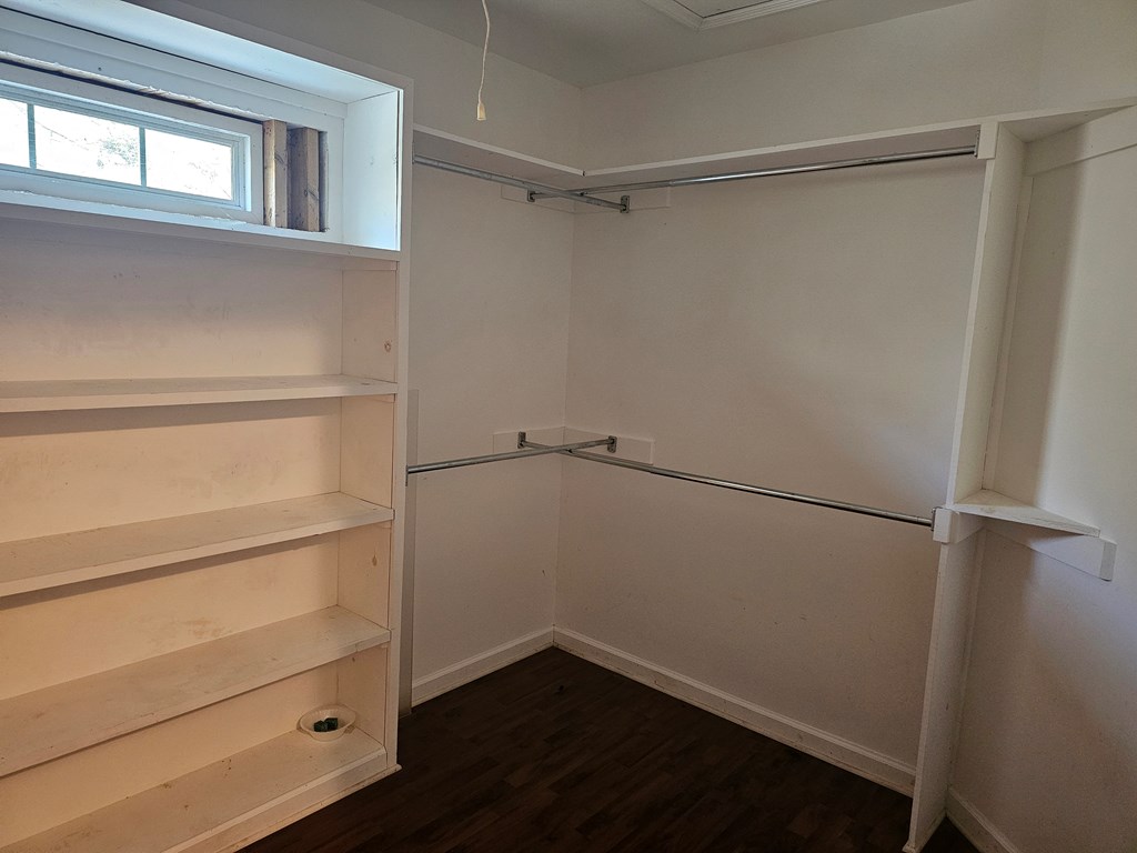 Main suite closets