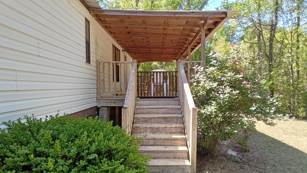 Entrance to front porch