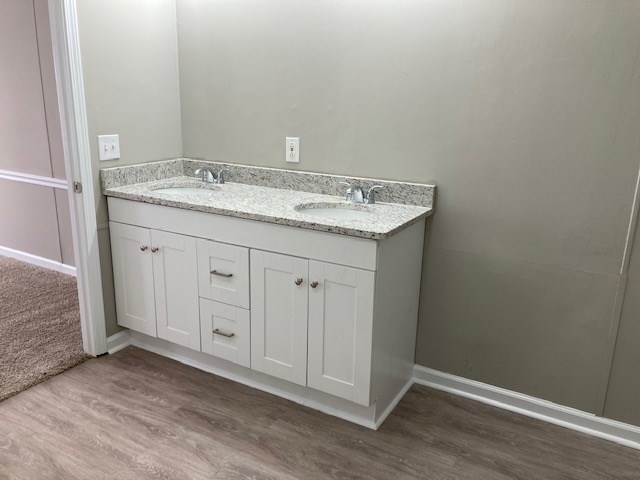 Double vanity in Master bath