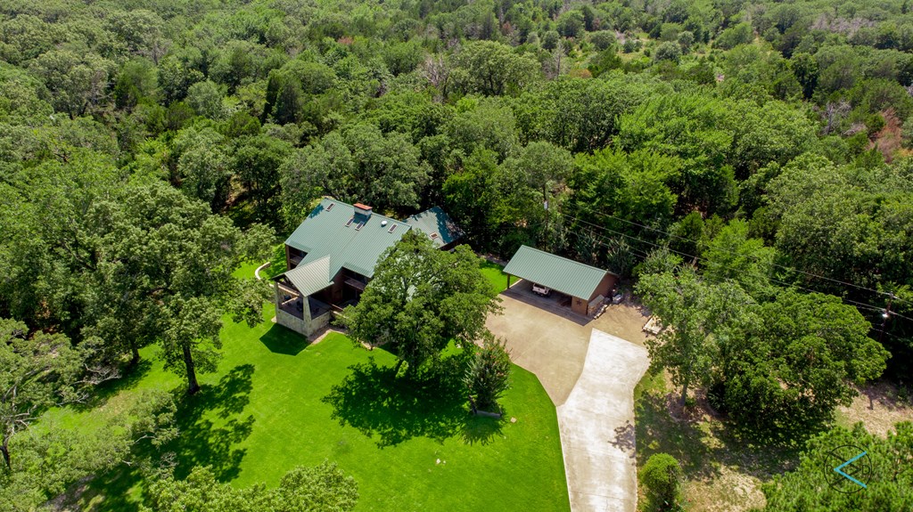 Aerial View of Property (Front View)