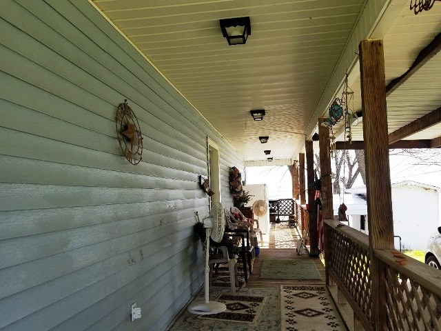 ADDITIONAL VIEW OF COVERED PORCH OR DECK