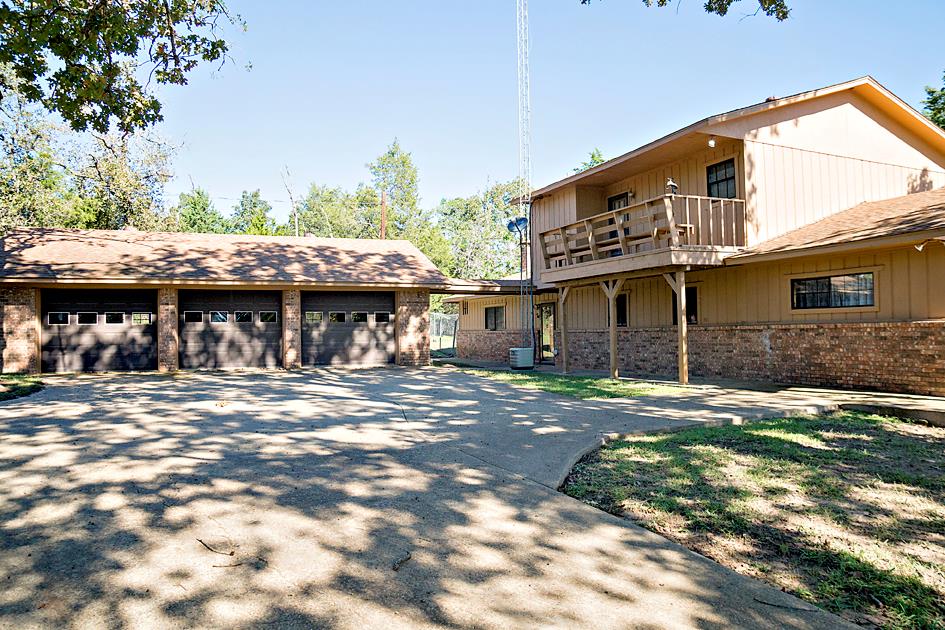 Back View of Home & Garage