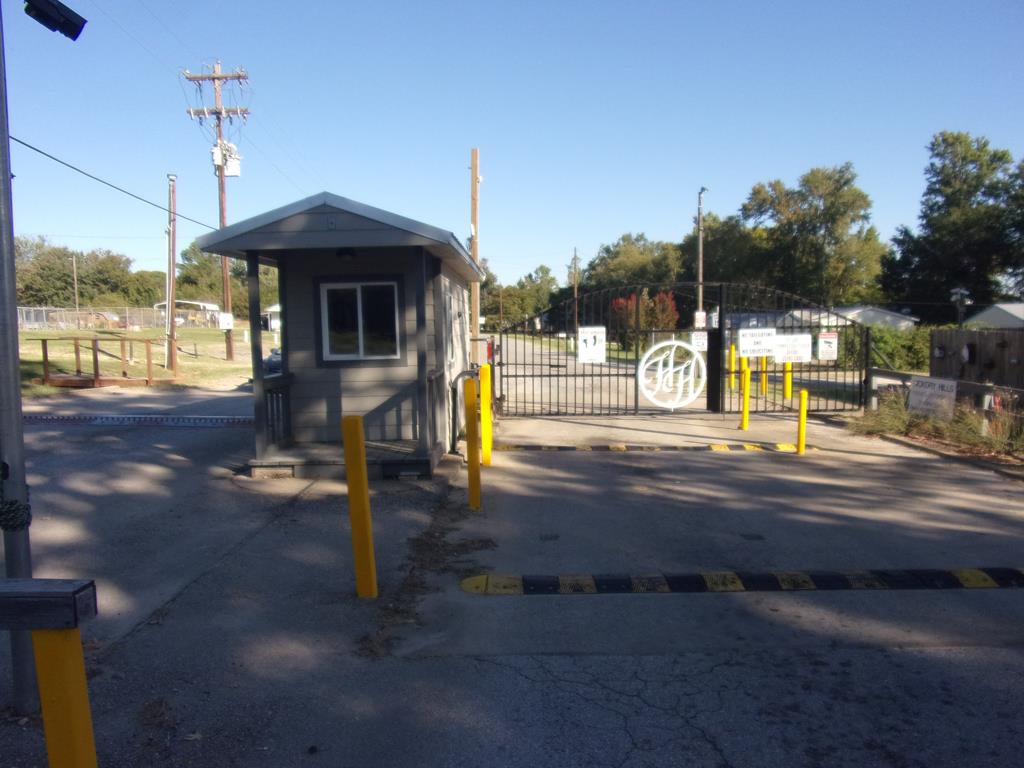 gated entrance to community