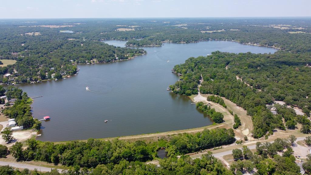 View of Callender Lake taken above dam