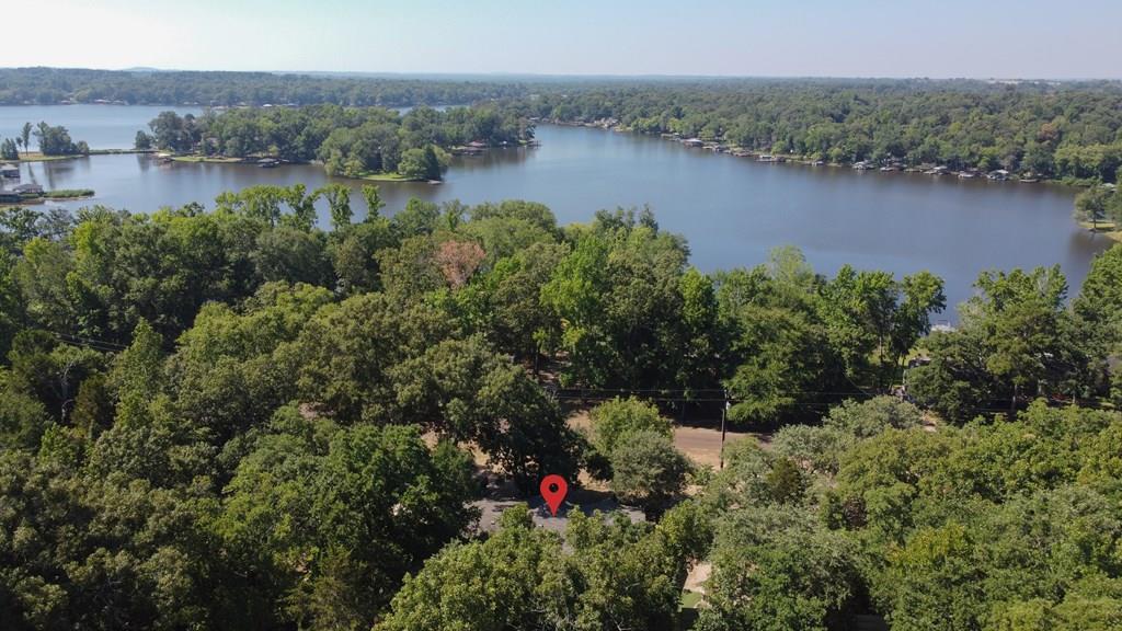 view from above house toward the lake