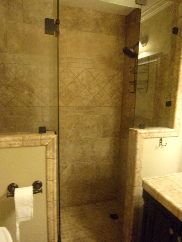 Master bath walk in shower