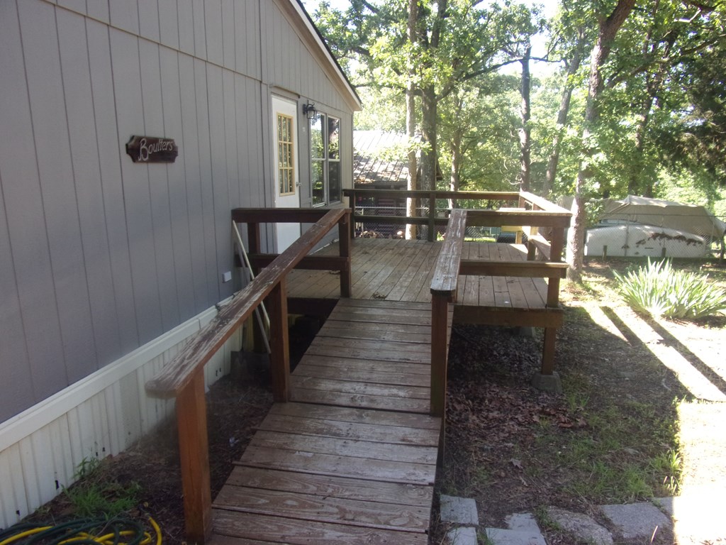 ramp to front porch and entry