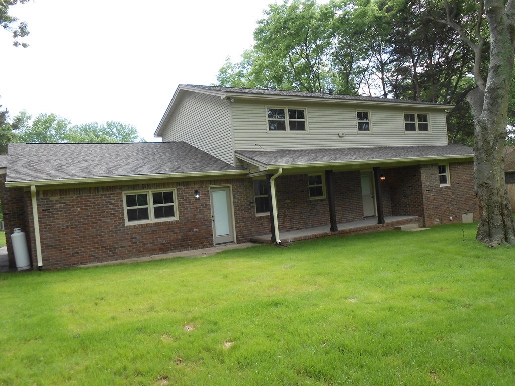 Rearview of house