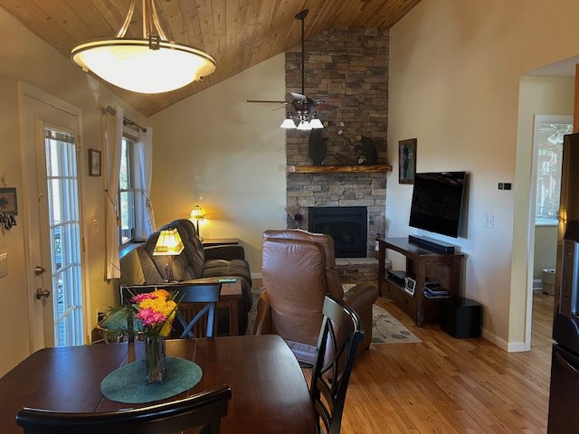 Eat in kitchen overlooking Family Room