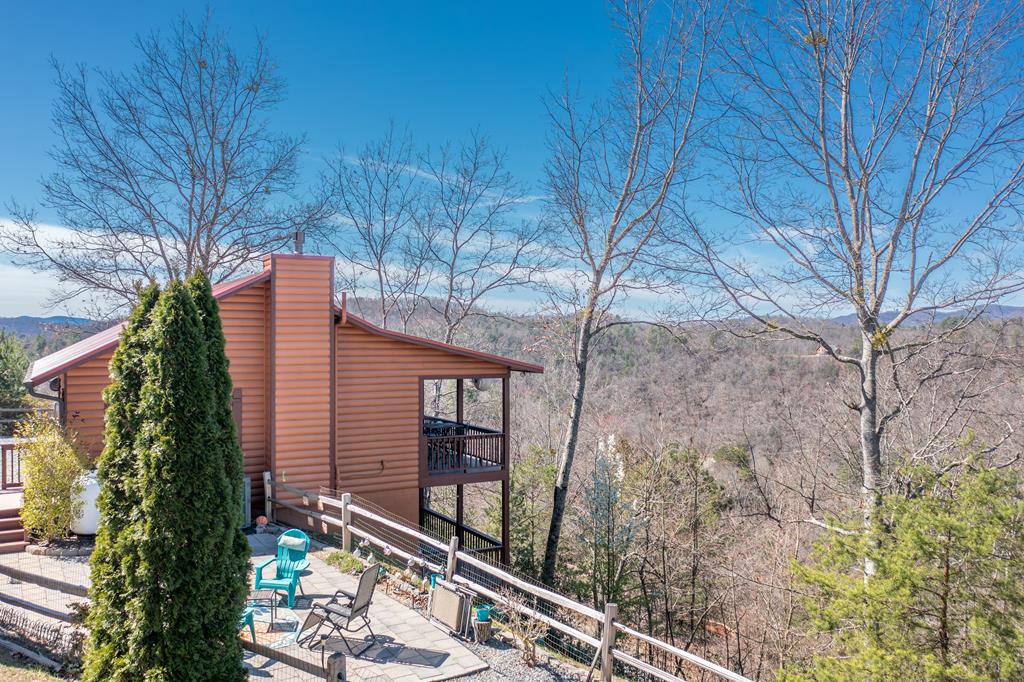 Patio Over Looking Mountain Views