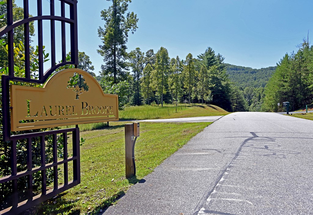 Gated Entrance to Laurel Brooke