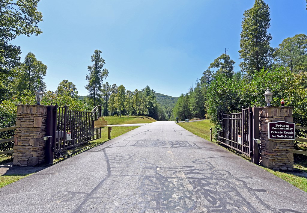 Gated Entrance to Laurel Brooke