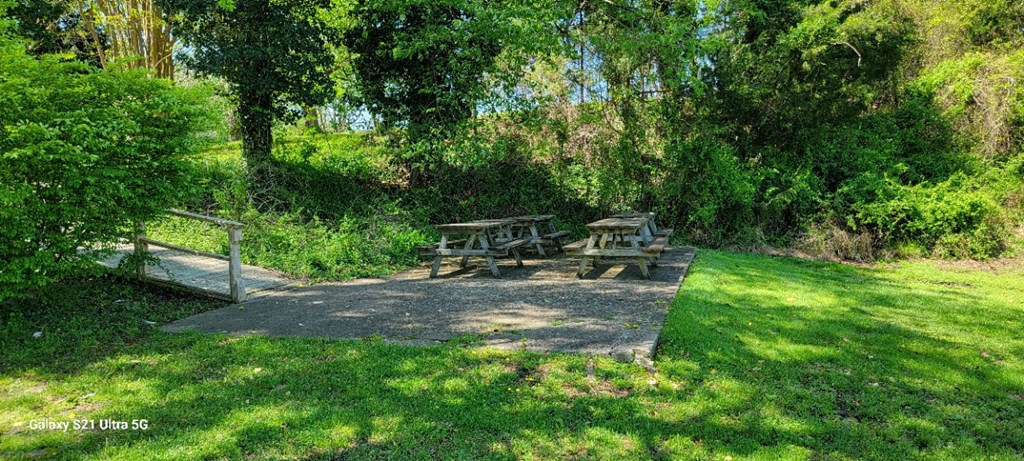 Community picnic area