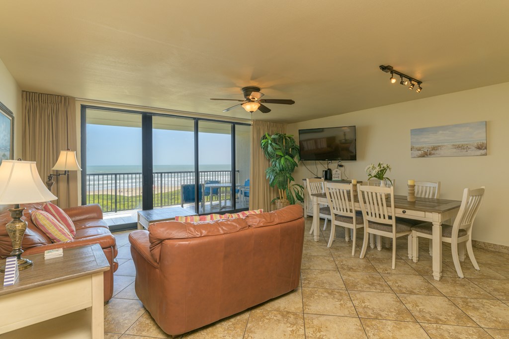 Living room with view of Gulf