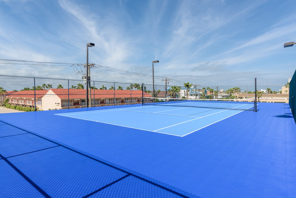 New tennis courts