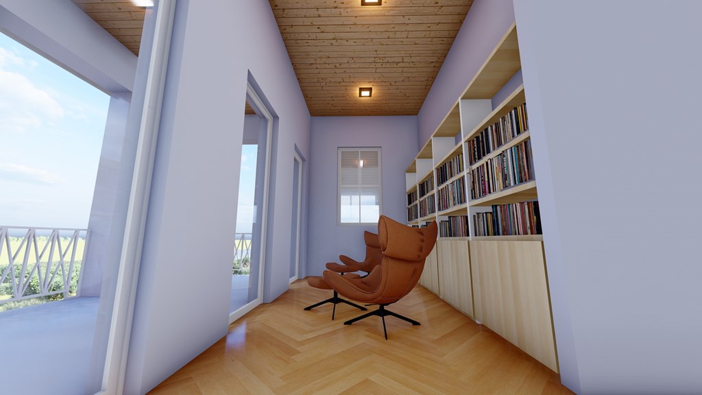 Artist Rendering- Upstairs Study