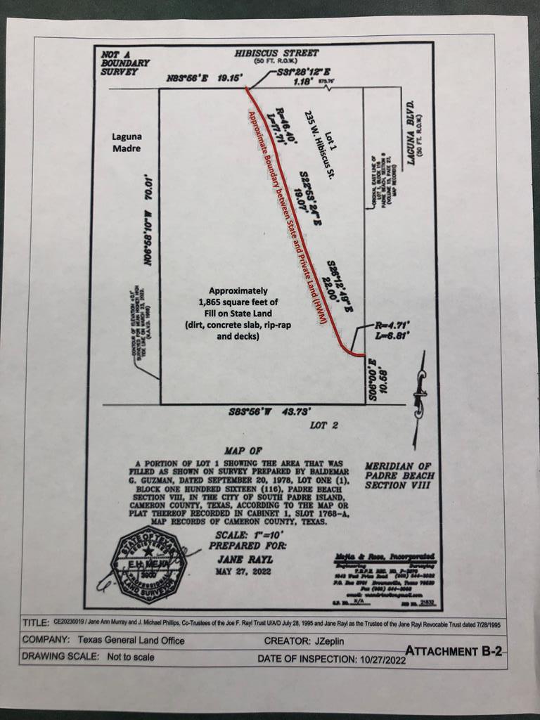 Easement information