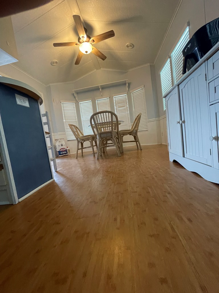 Looking from Kitchen to dining