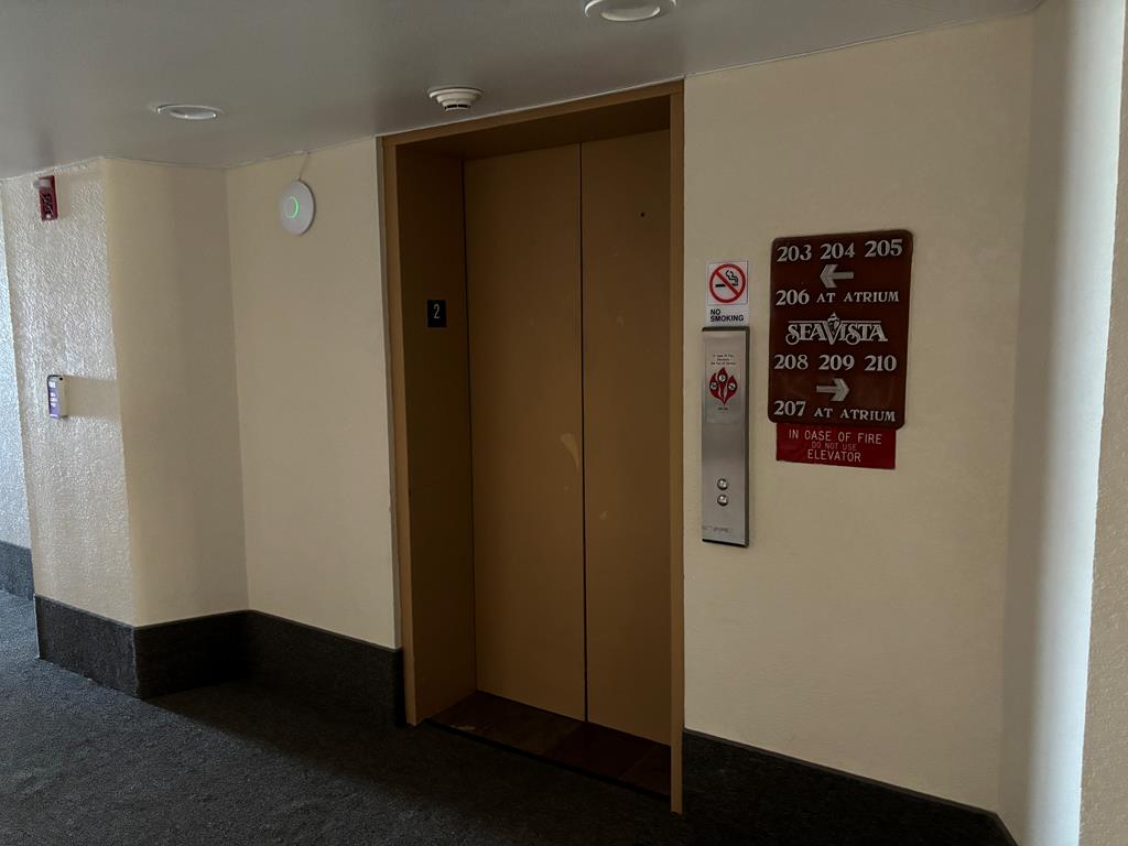 Hallway Elevator to condo