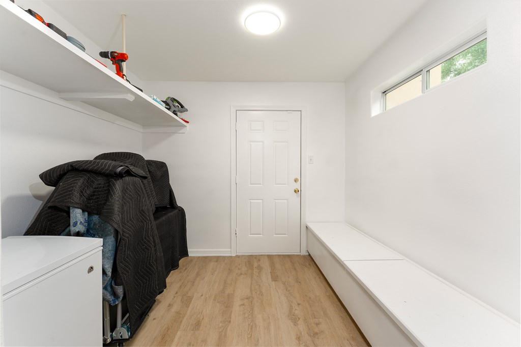 Mudroom from Garage