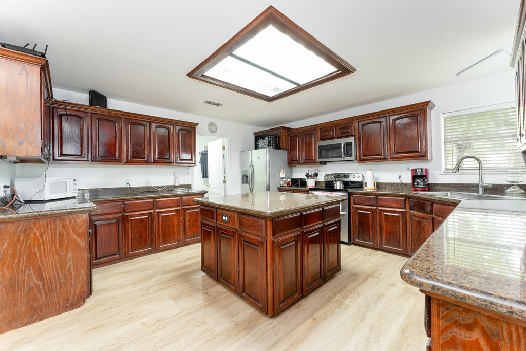 Kitchen view from living room