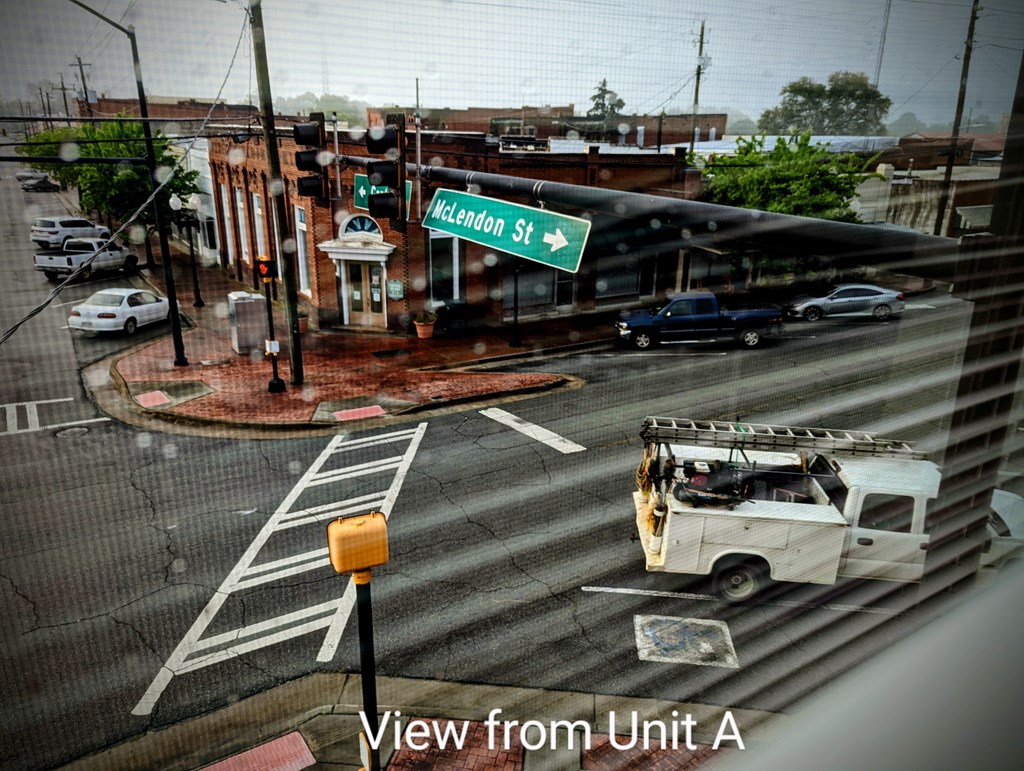 View of College Avenue from Unit A