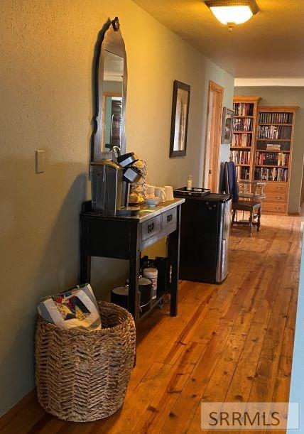 Hallway with Coffee Bar by Guest Rooms