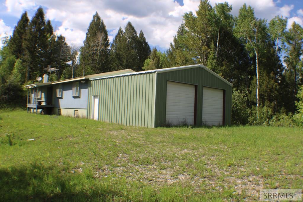 Home with garage addition