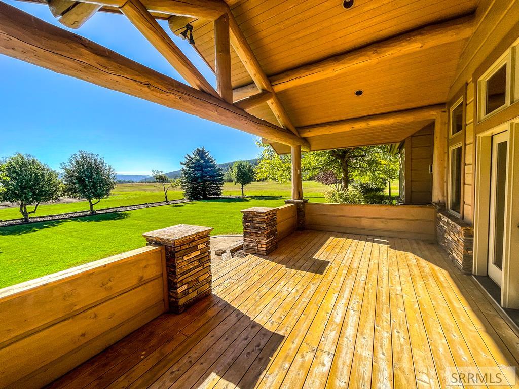 Covered Back Deck area