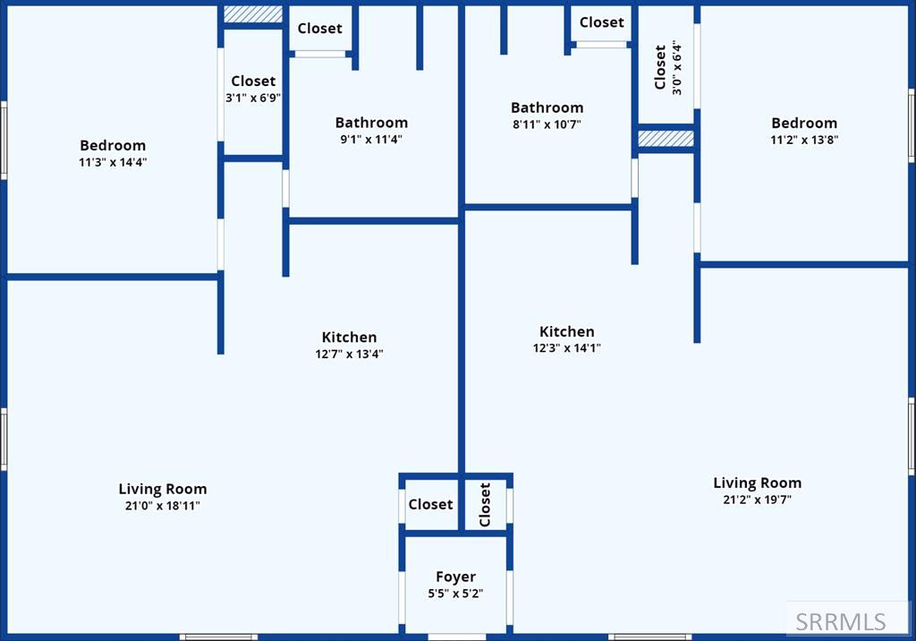 Floor Plan for both Apartments