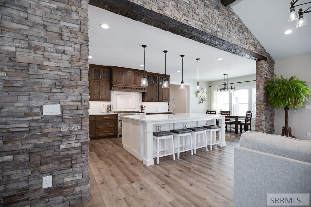 Large kitchen island