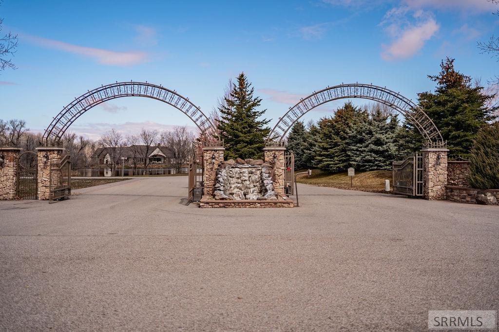 Community Gated Entrance