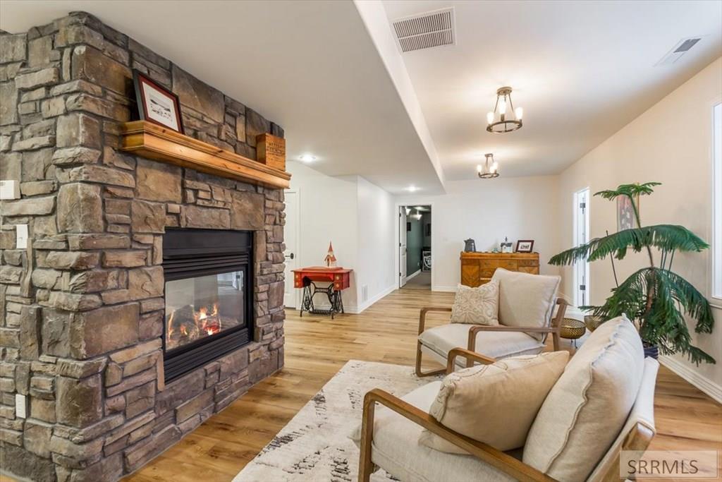 Basement Fireplace