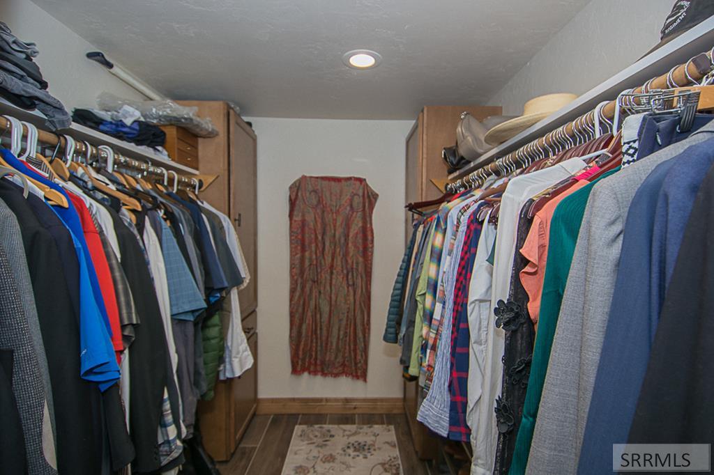 Primary Walk-in Closet Basement Level