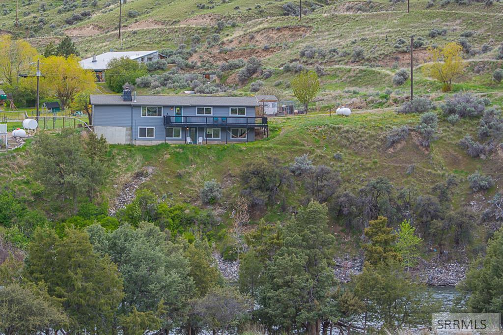 House from across the Highway 93