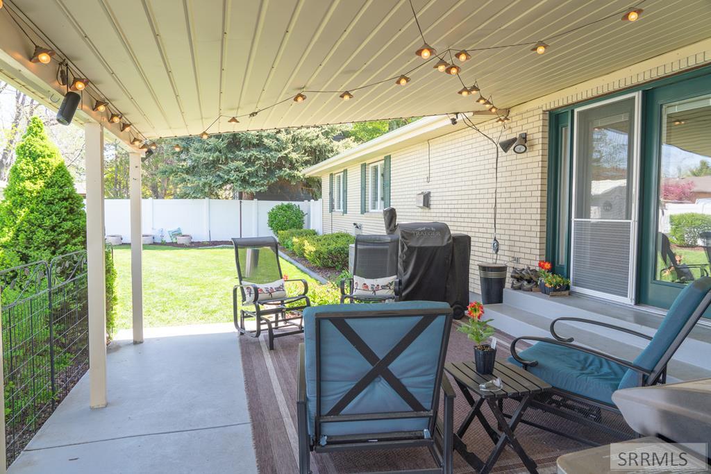 Covered patio - backyard