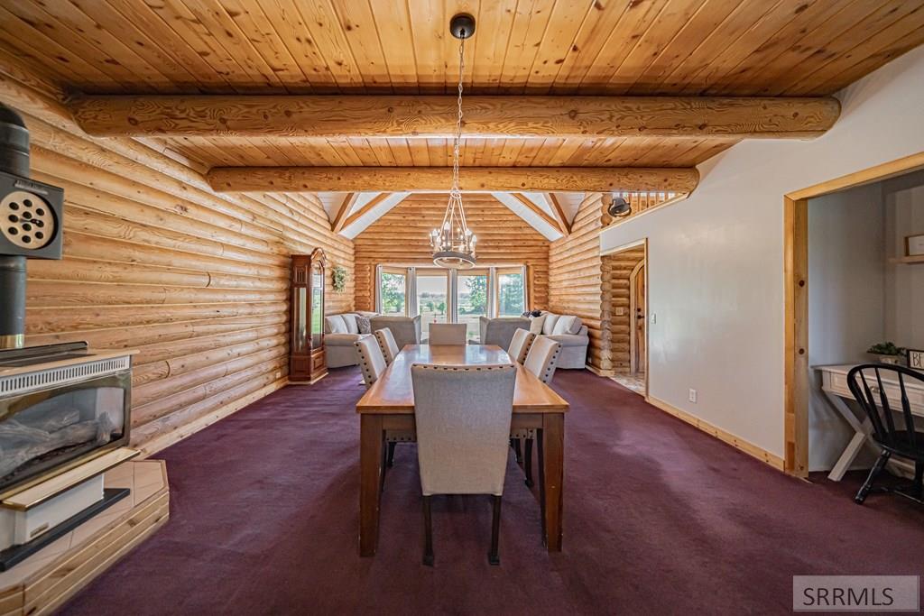 Dining room from kitchen