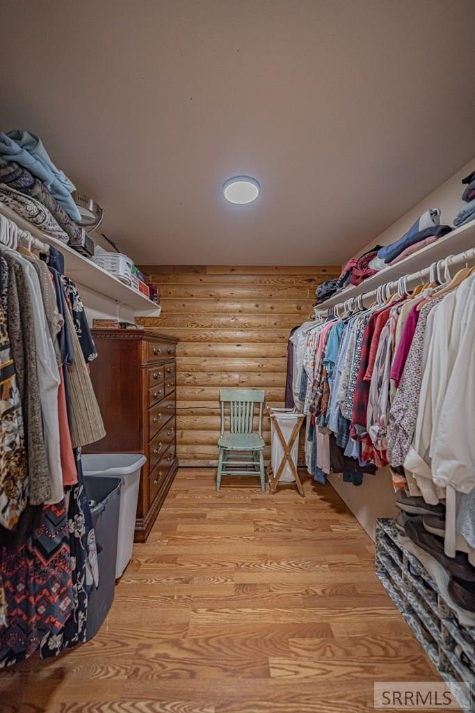 Walk in closet in primary